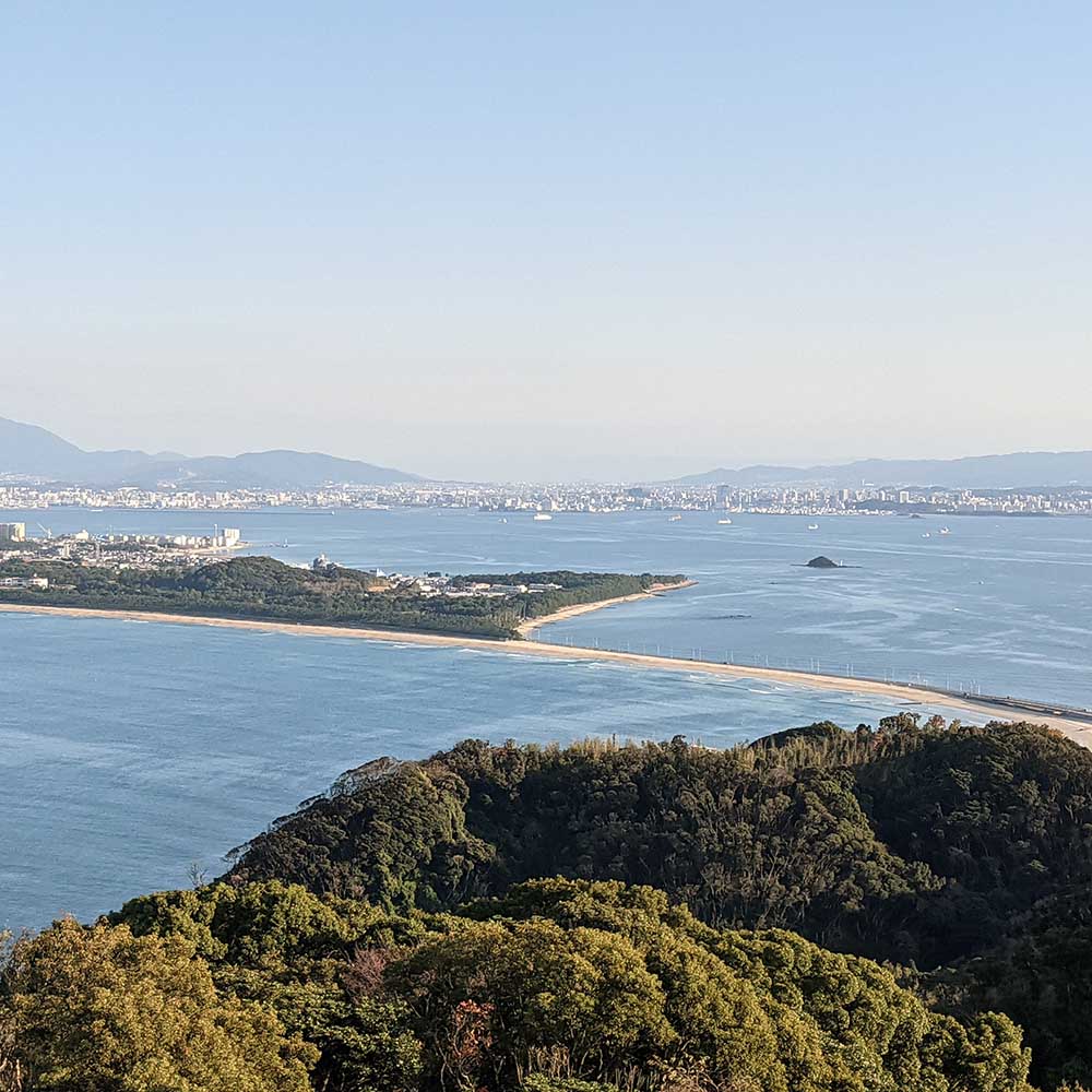 The amazing view from Shiomi Observatory, Fukuoka