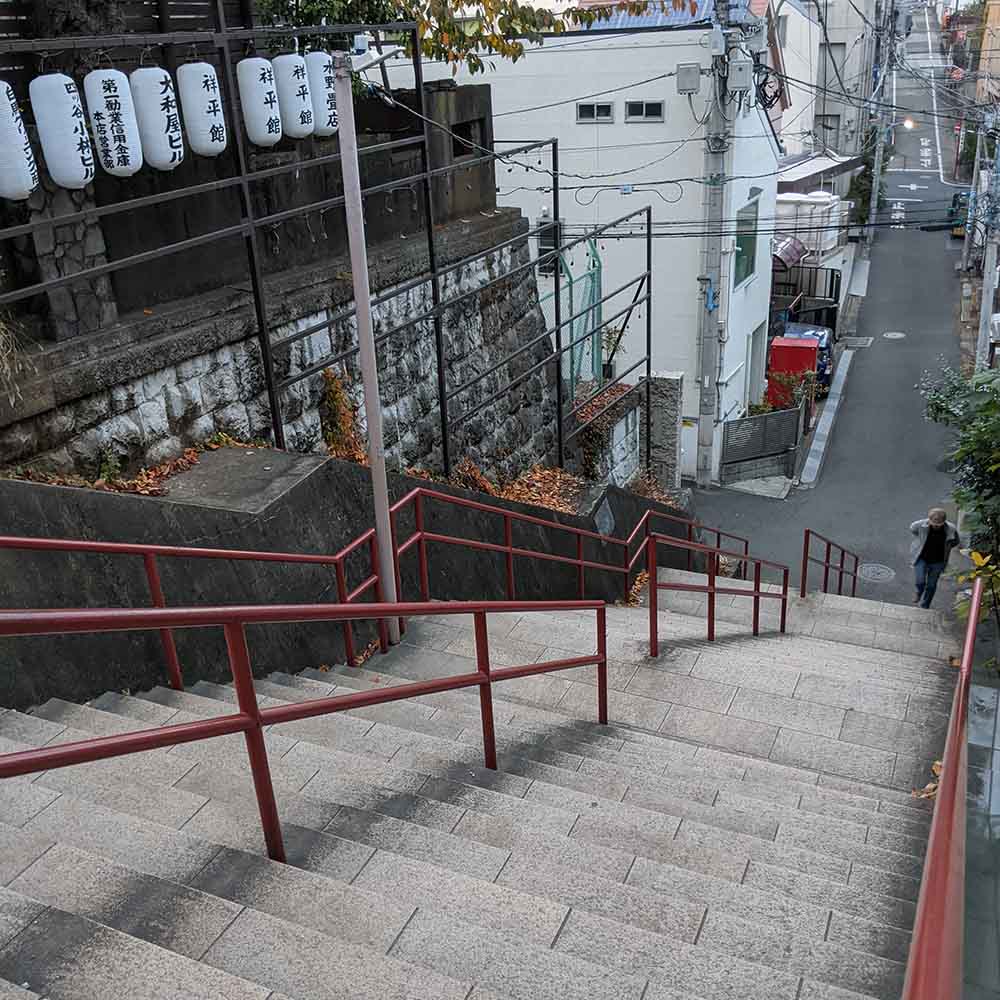 Visiting the staircase from Your Name - Kimi no Na wa