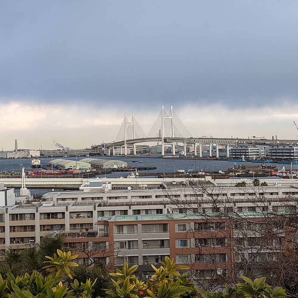 The chillest of days in Yokohama