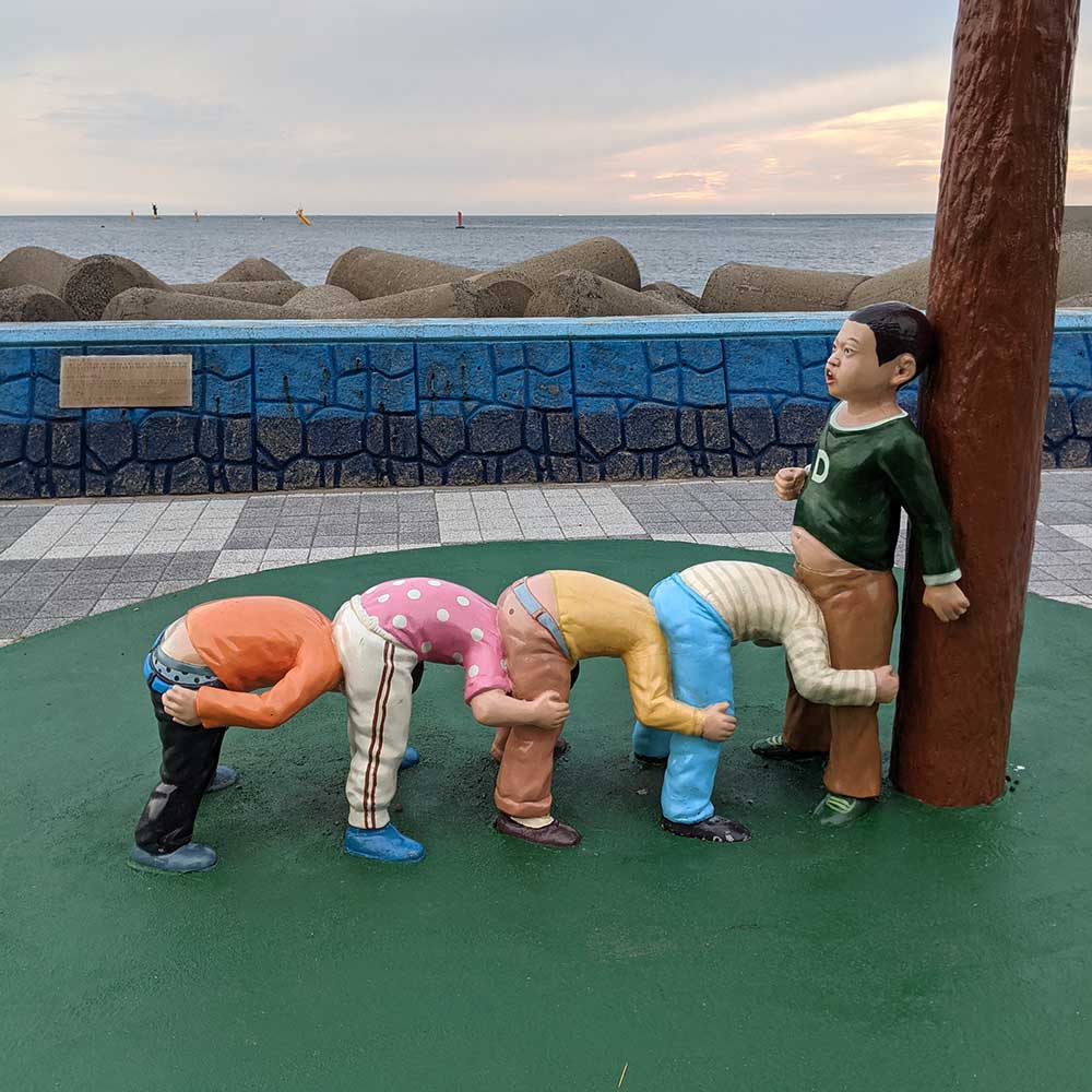 Walking across Jeju City, South Korea