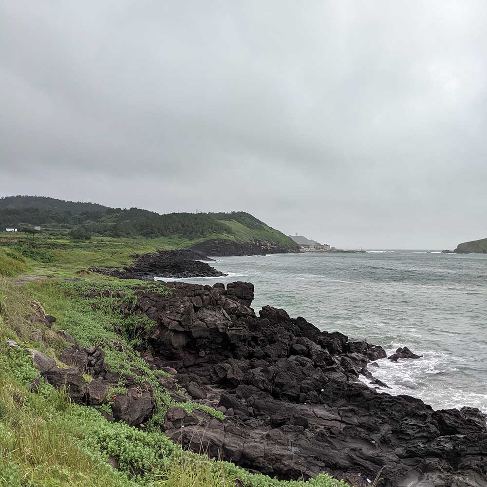 Three quarters around Jeju Island
